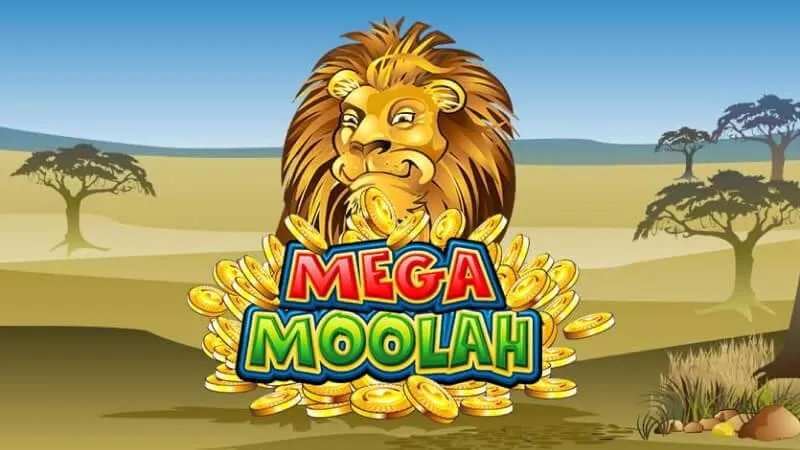 Walzen des Slots Mega Moolah